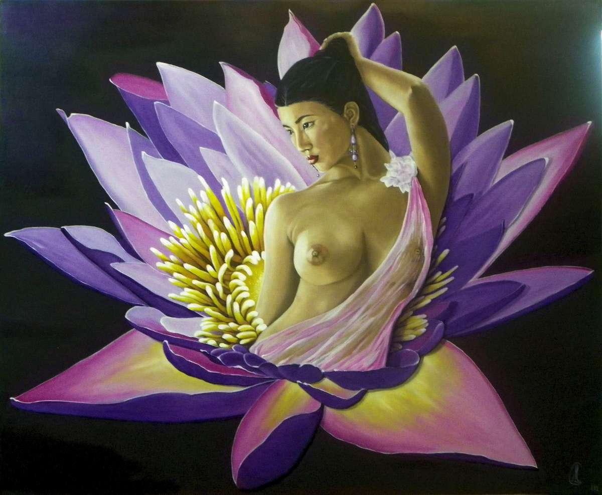 Le dépit Huile sur toile 73x60cm