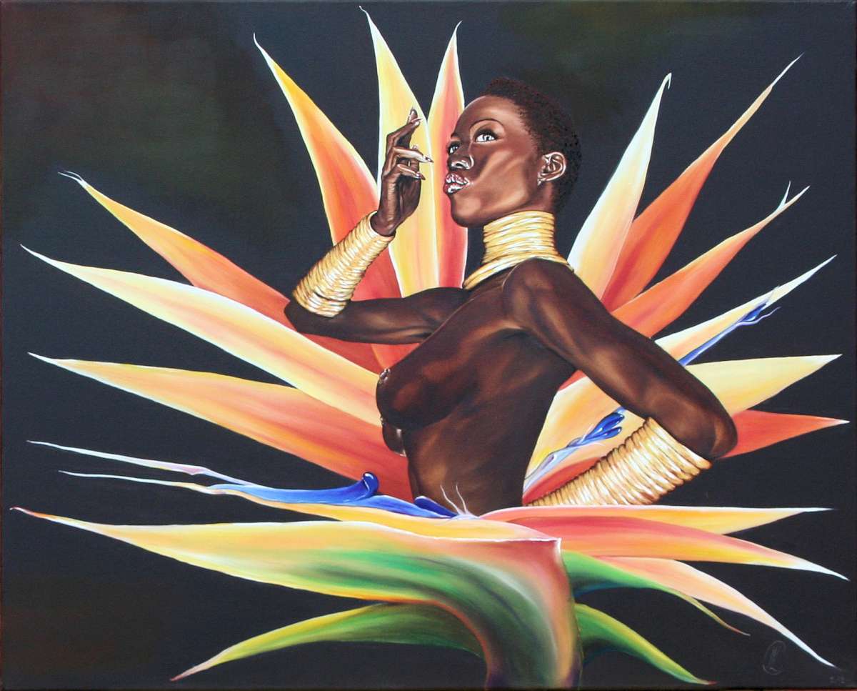 exubérance Huile sur toile 73x60cm