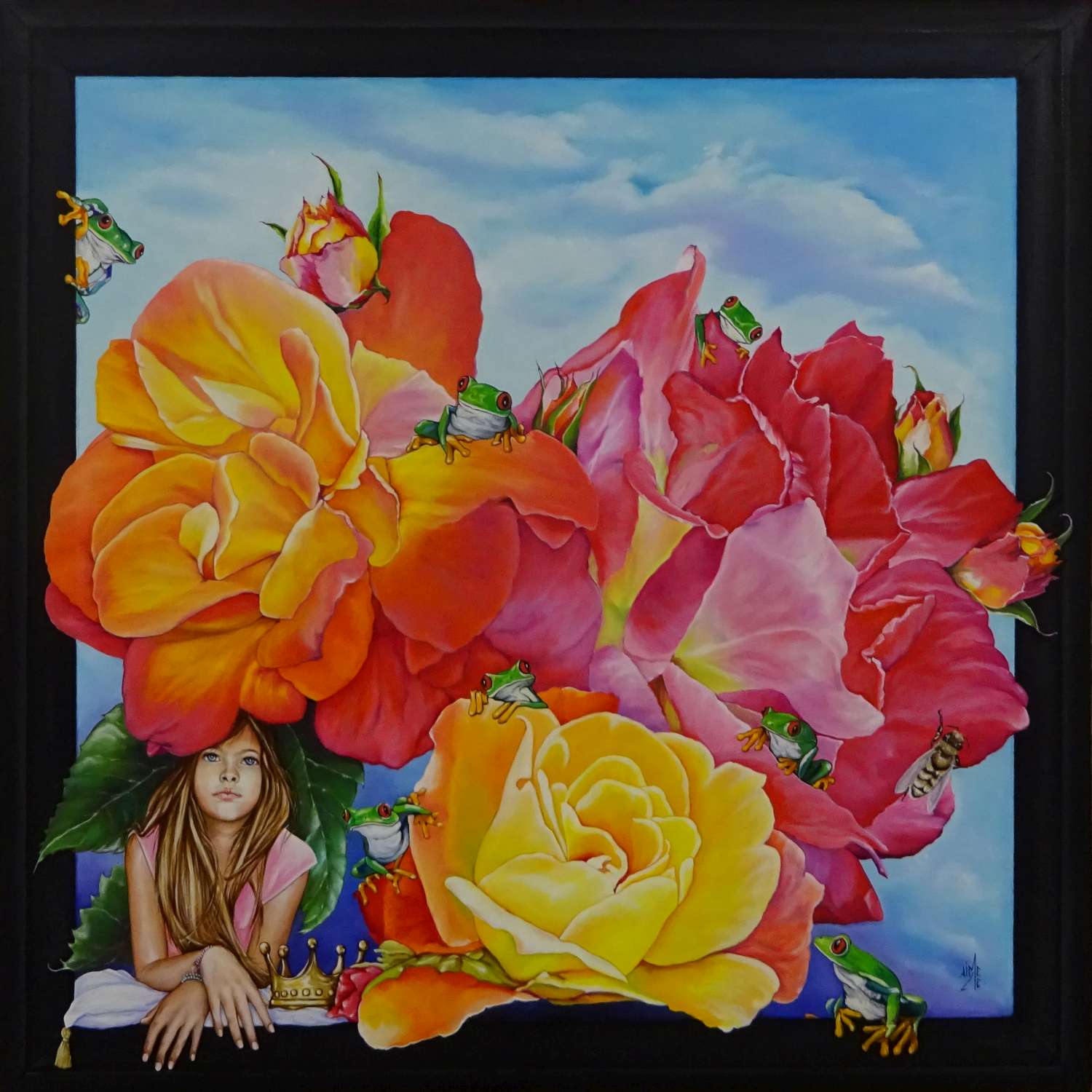 charmante attente 70x70 1500